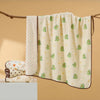 Baby Bear Print Cotton Gauze Swaddle Blanket