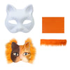 DIY Therian Animal Mask Craft Kit - Set of 3 Half Face Cat & Fox Masks