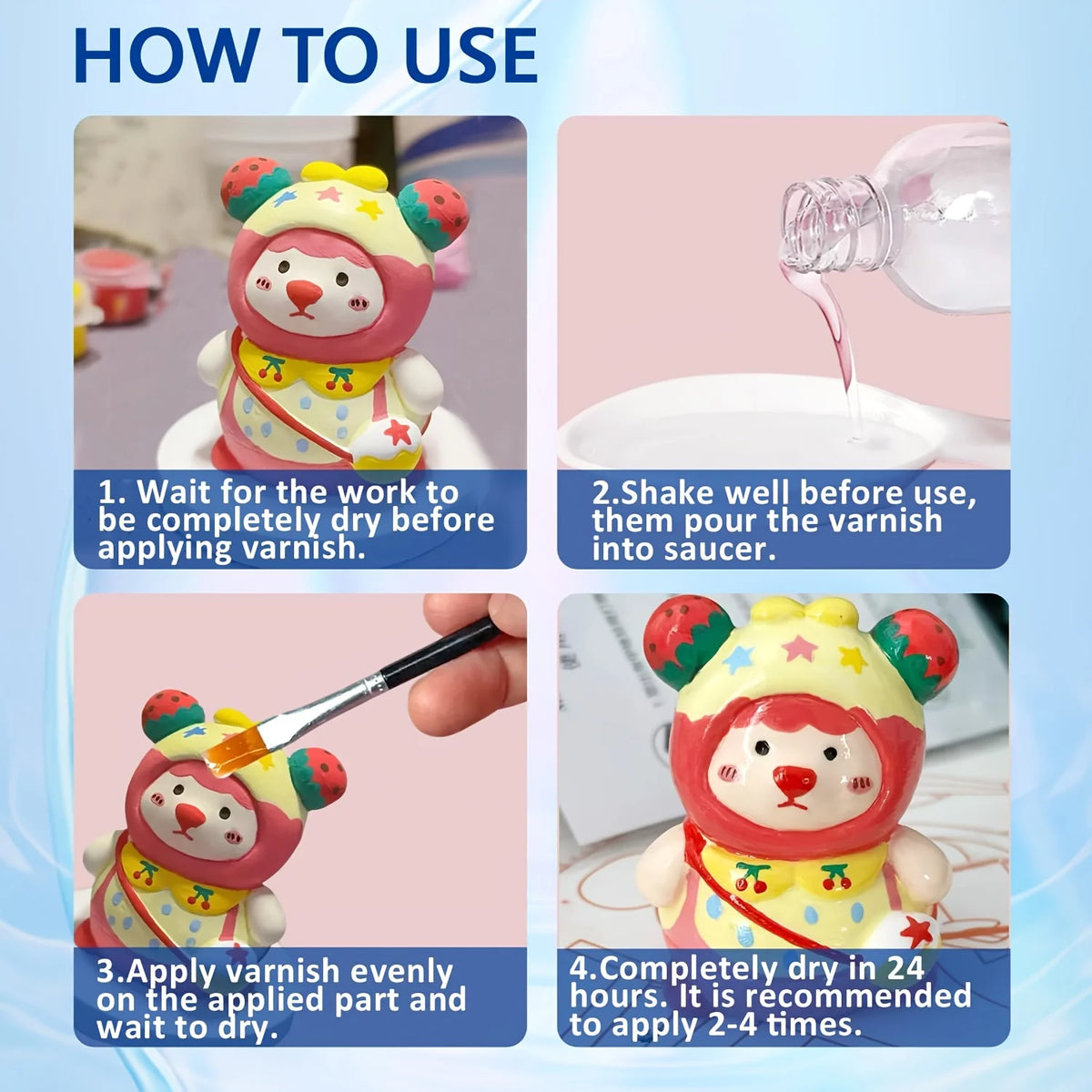 Gloss Varnish Sealer for Air-Dry Clay