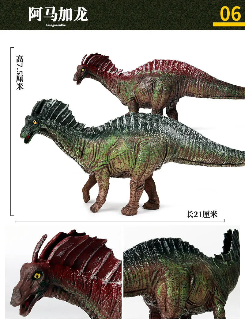 Realistic Dinosaur Figurine Collection for Imaginative Play