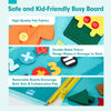 Montessori Busy Board for Toddlers – Fine Motor Skills & Life Skills Learning Toy