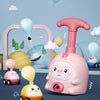 Balloon-Powered Car Science Toy with Launcher Tower