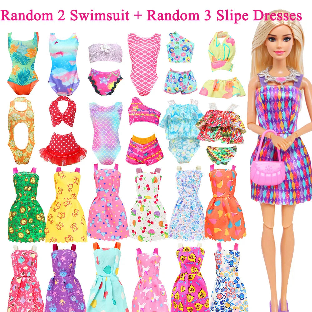 50-Piece Doll Fashion Wardrobe Set for 11.5-12 Inch Dolls