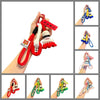 Crochet Badminton Keychain - Cute Knitted Sports Bag Charm