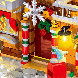 Gingerbread House Building Set with LED Lights – 3 Holiday Styles for Kids and Adults