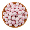 Pink Silicone Round Beads for DIY Jewelry Making