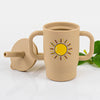Silicone Baby Sippy Cup with Straw and Handles
