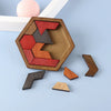 Hexagonal Wooden Puzzle — Interlocking Brain Teaser for Adults