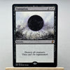 A Magic: The Gathering card named Damnation featuring a black moon against a stormy sky and a sorcery effect.