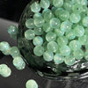 Fine Flashing Resin Beads, Round Loose Beads for Jewelry Making