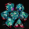 Handmade Resin Sharp Edge Dice Set for RPG Games