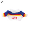 Fashionable Sweater and Vest Set for 20cm Plush Dolls