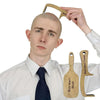 Wooden Head Polishing Brush for Smooth, Shiny Scalps