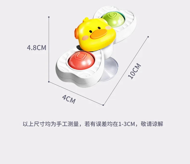 Spinning Suction Cup Bath Toys for Toddlers