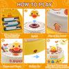 Musical Frog Catching Game with Turntable and Nets