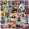Vintage Hot Rod Car Sticker Pack – Retro Decals for Laptops, Luggage & Skateboards