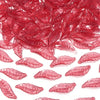 Colorful Acrylic Leaf Charms for Jewelry Making and DIY Crafts (100-Pack)