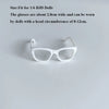 Doll Fashion Accessories Set with Glasses and High-Stretch Stockings