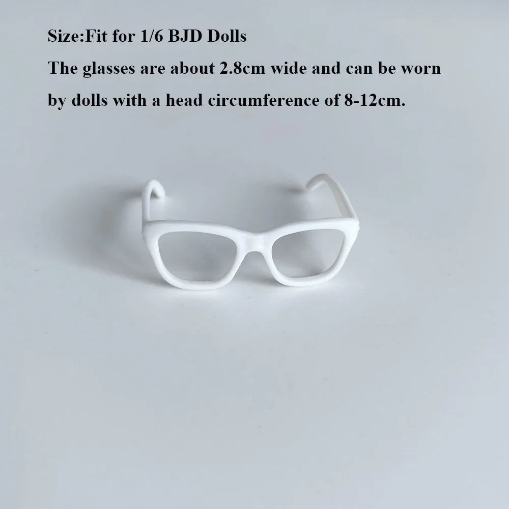 Doll Fashion Accessories Set with Glasses and High-Stretch Stockings