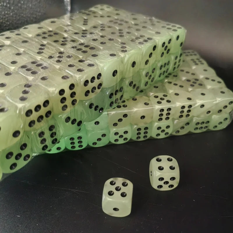 Glow-in-the-Dark Dice Set of 10