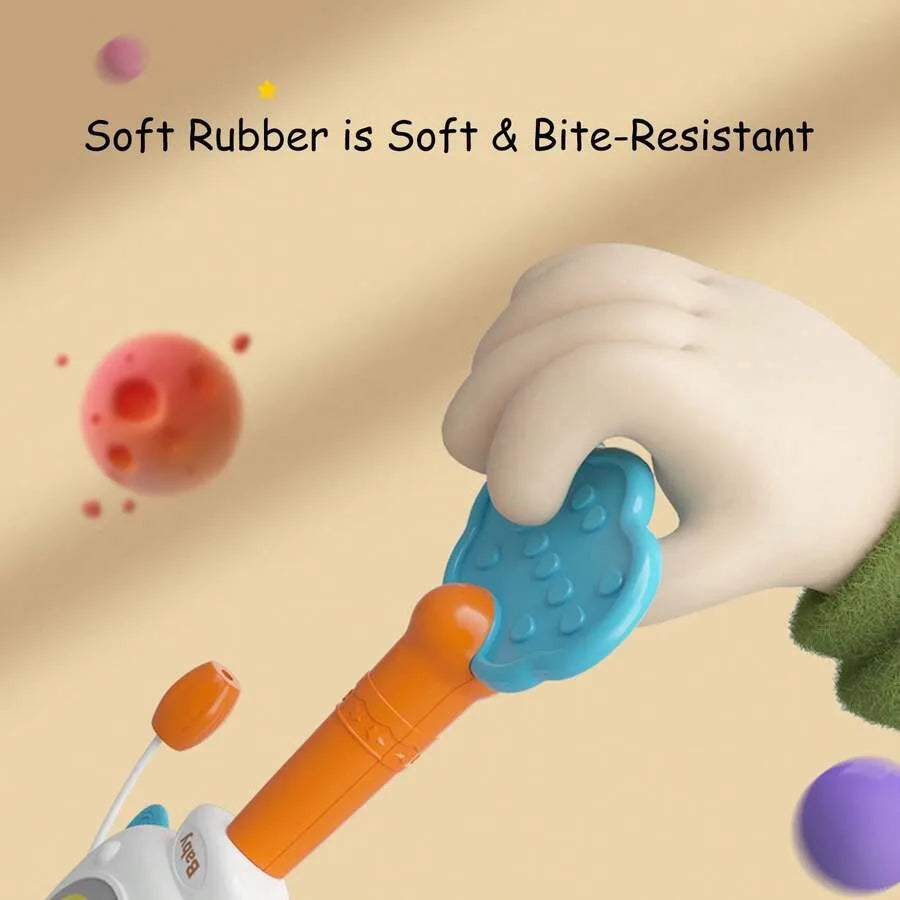 Cute Animal Baby Rattles & Grasping Ball – Sensory Toy for Early Learning