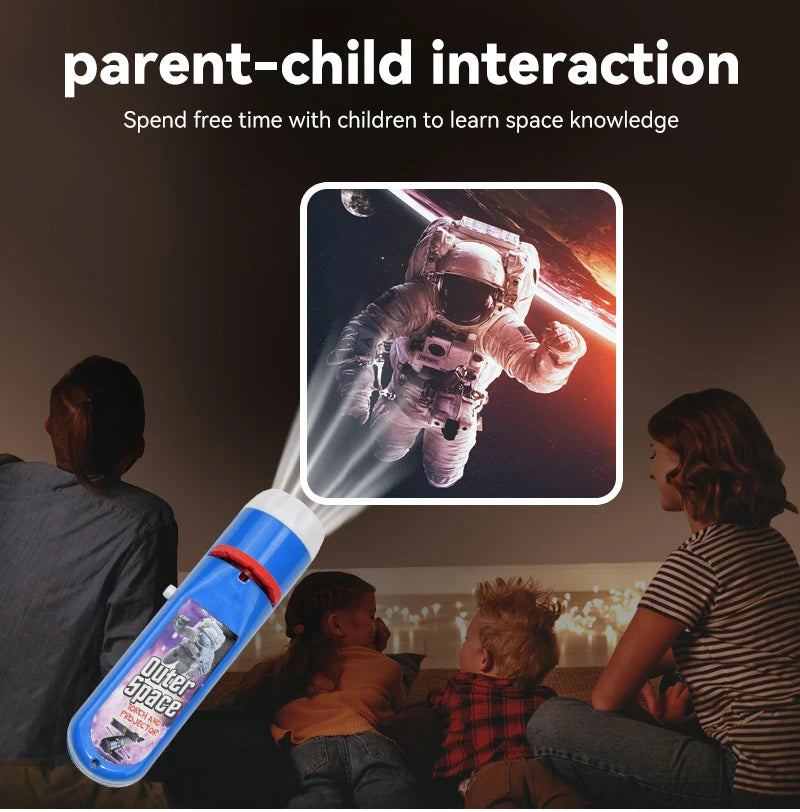 Kids' Story Projector Flashlight with Educational Patterns