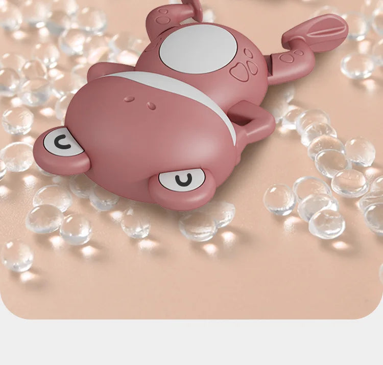 Frog Swimming Wind-Up Bath Toy for Kids
