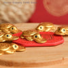 Golden Miniature Turtle Figurine for Prosperity and Good Fortune