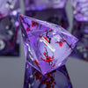 Liquid Core Glow D&D Dice Set with Sharp Edges