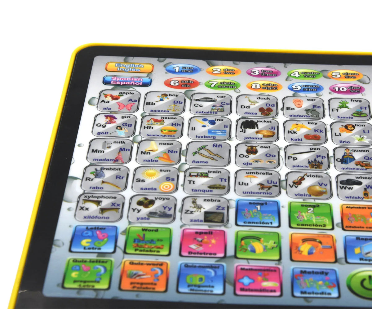 Spanish-English Bilingual Learning Tablet for Kids