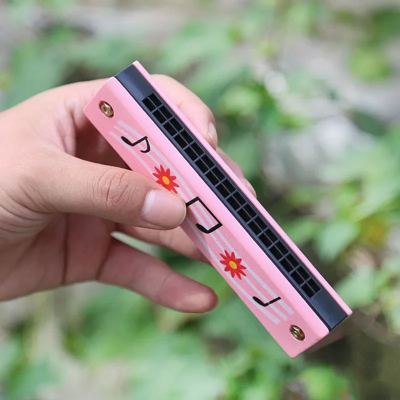 Wooden Harmonica for Kids - Early Music Learning Toy