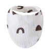 Organic Cotton Muslin Baby Bib with Bandana Style