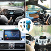 6-Pack PVC Cat Figurines for Car, Home, and Screen Decor