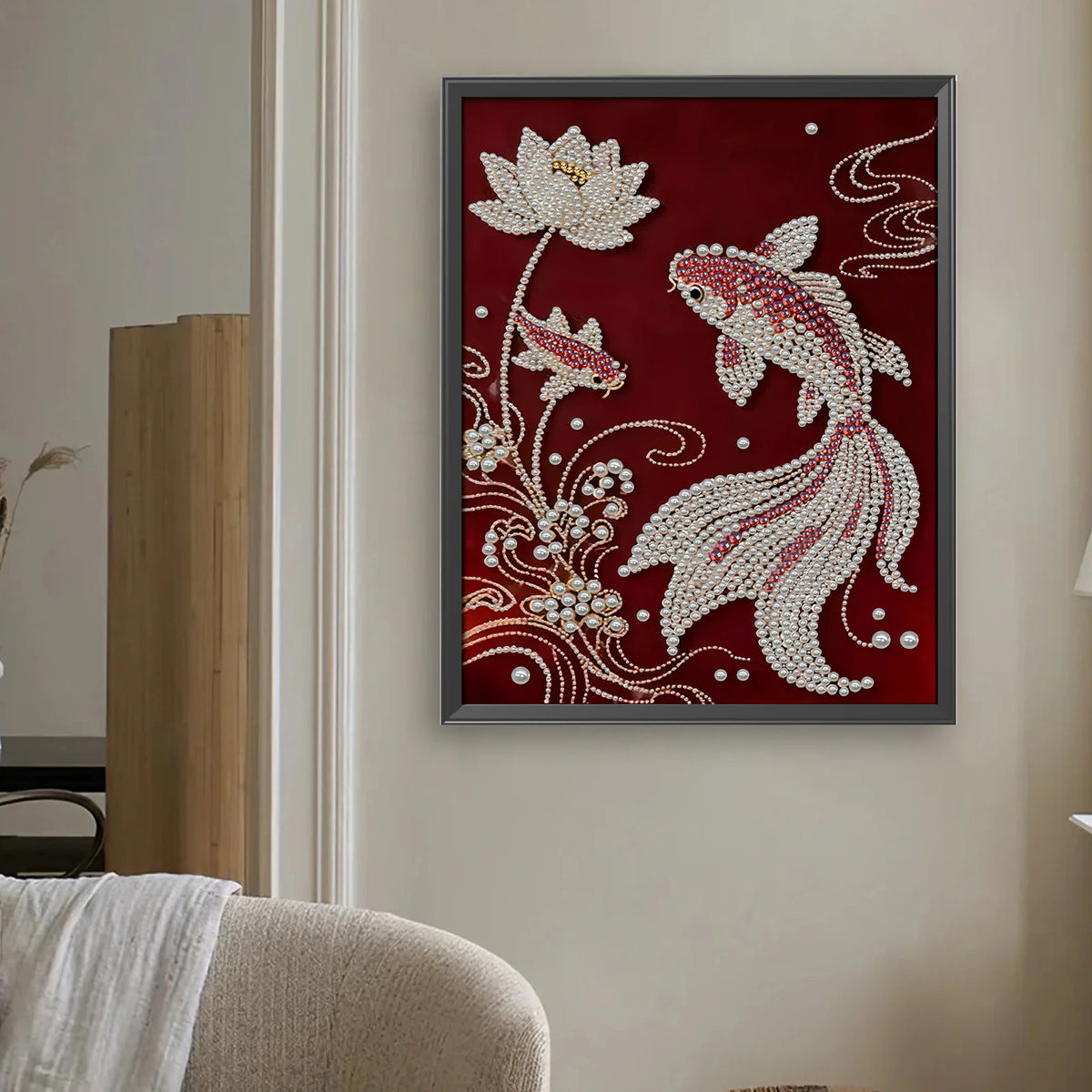 DIY Pearl Gem Painting Kit for Adults | 30x40cm Unframed Canvas Wall Art