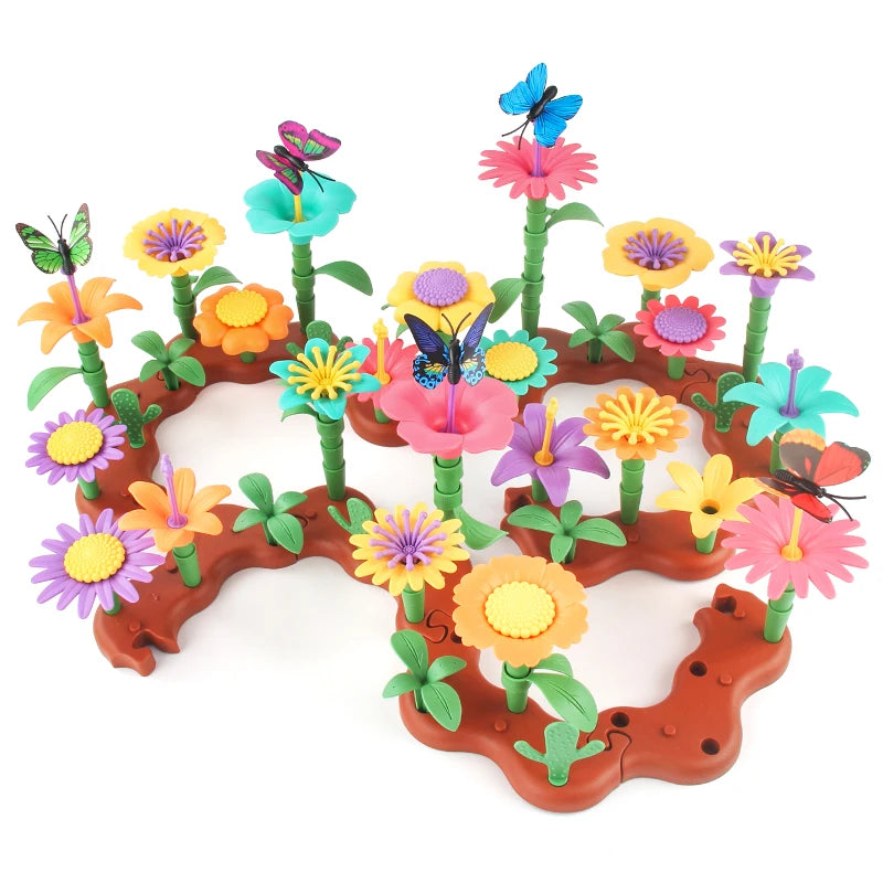 STEM Flower Garden Building Toy Set for Kids