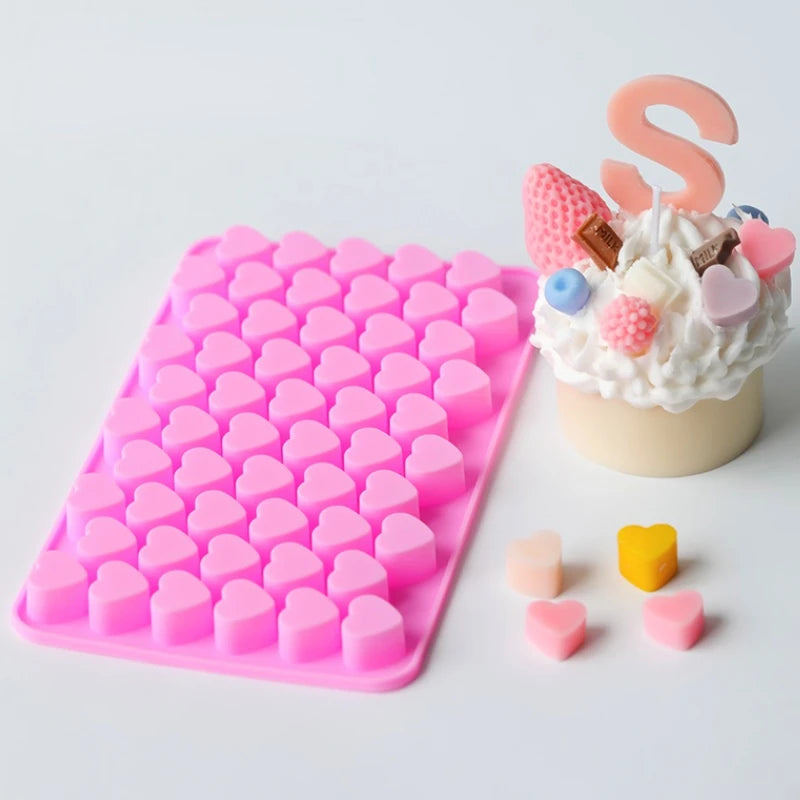Mini Heart Silicone Mold for Candles, Soap & Resin