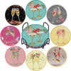 Van Gogh Starry Night Diamond Painting Coaster Kit with Metal Holder