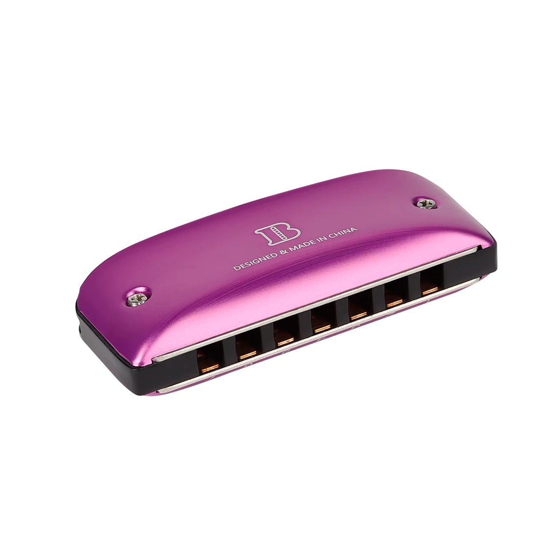 7-Hole Blues Harmonica with Neck Strap