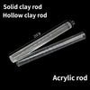 Acrylic Rolling Pin for Clay, Slime & Crafting - 20cm Smooth Roller