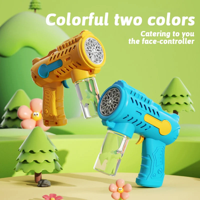 Outdoor Bubble Blower Toy for Kids – No Batteries Needed