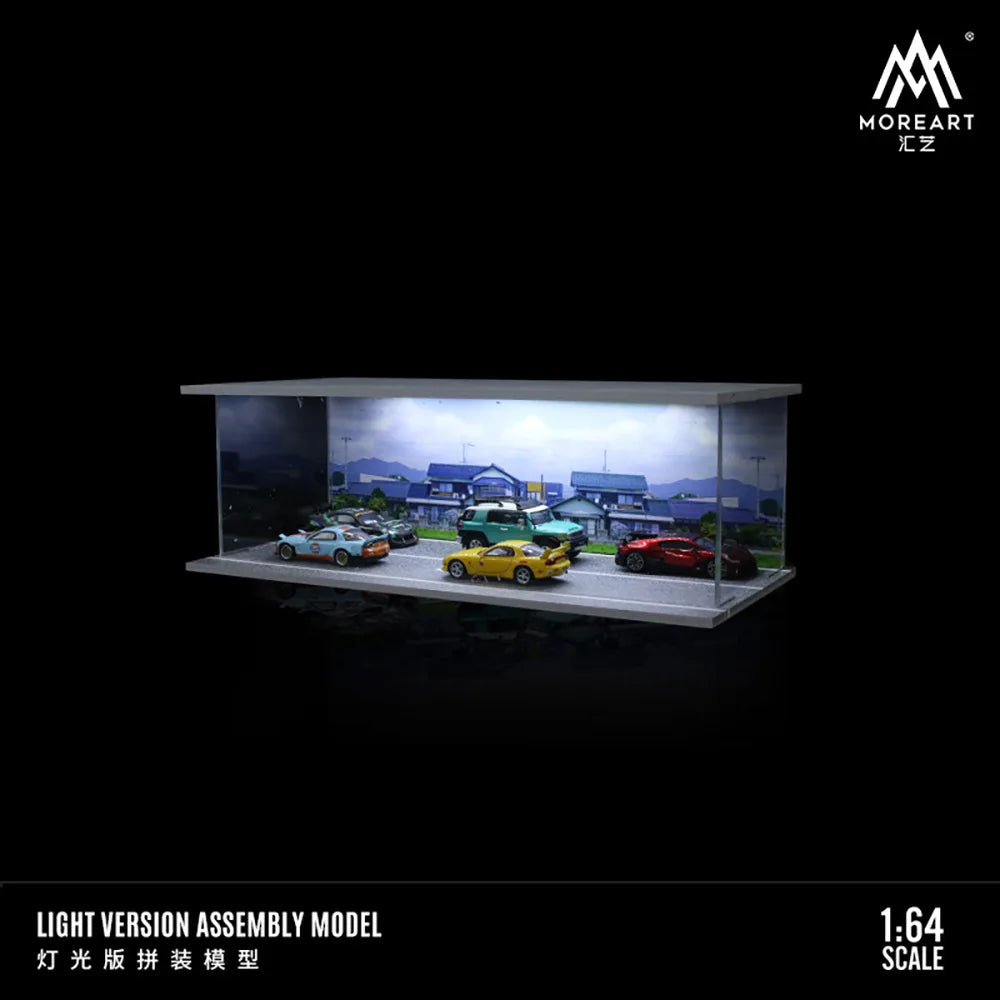 1:64 Scale Garage Diorama Model Kit with Working Lights