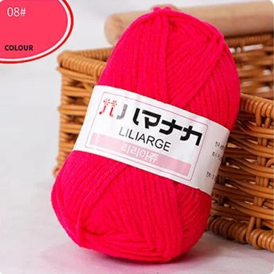 Milk Cotton Chenille Yarn for Soft Baby Knitting & Crochet