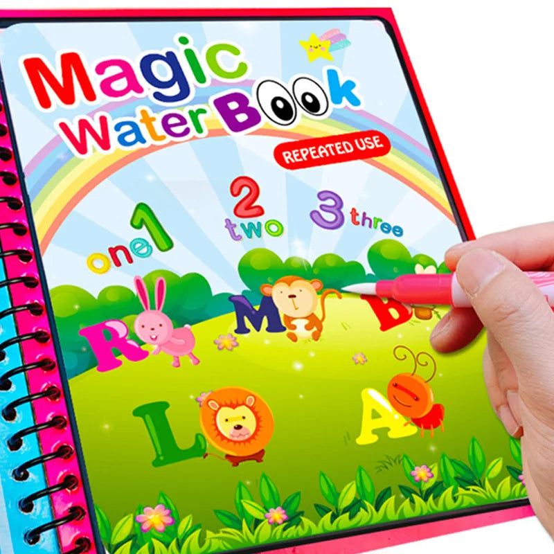 Reusable Water Coloring Book for Kids – Magic Drawing Pad