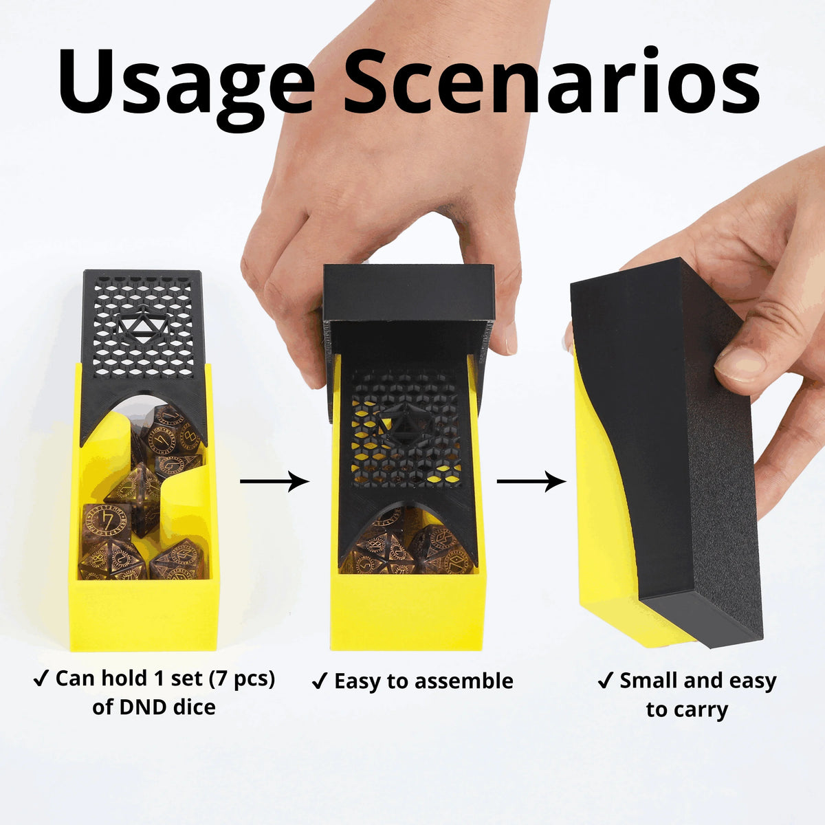 Portable Dice Tower for Tabletop RPG Games