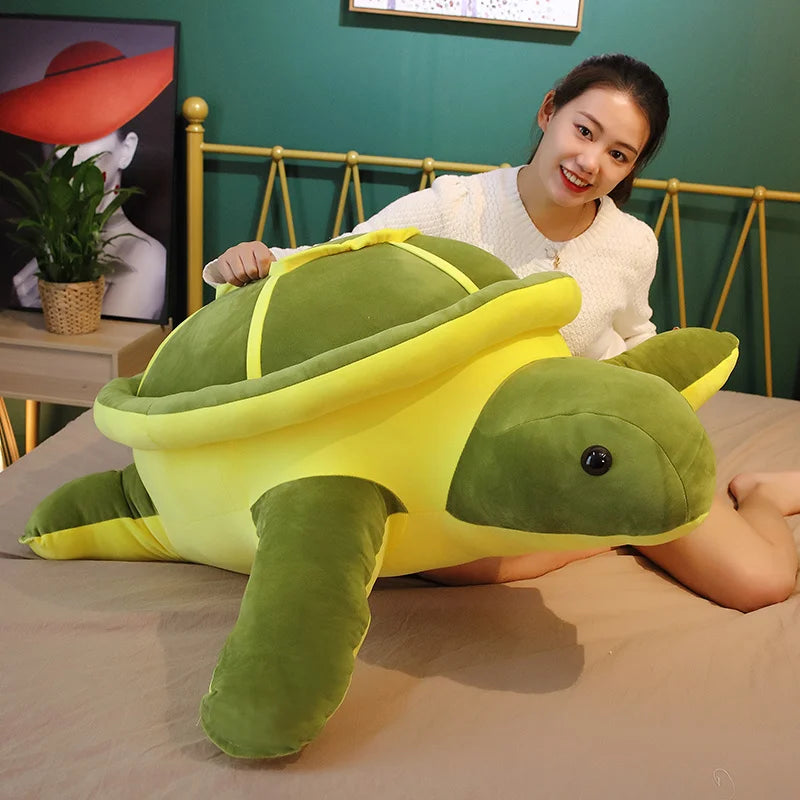 Kawaii Tortoise Plush Toy – Soft Cute Sea Turtle Stuffed Pillow