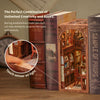 Eternal Bookstore DIY Book Nook Kit with LED Lighting