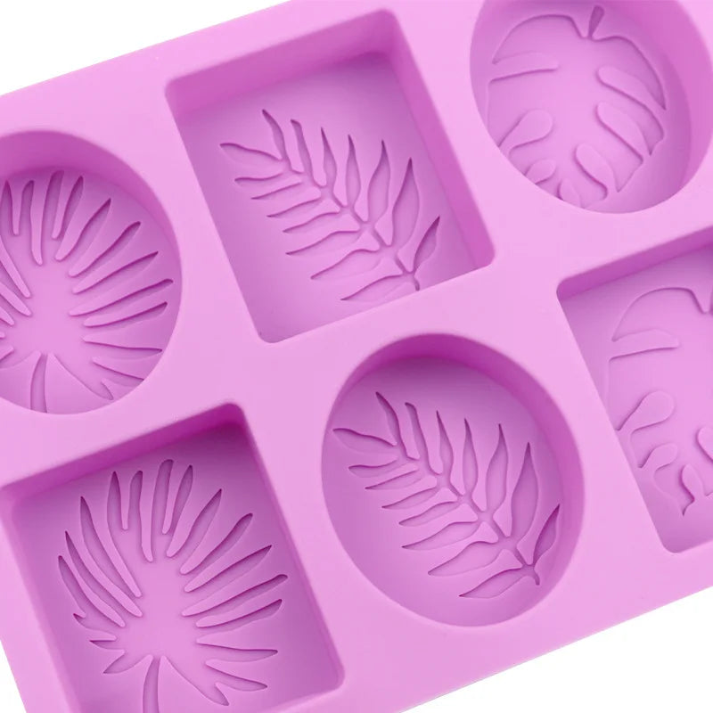 Leaf Silicone Soap Mold Set for DIY Crafts