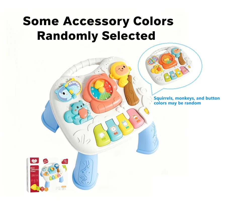 Baby Interactive Learning Table with Animal Sounds & Piano Keys