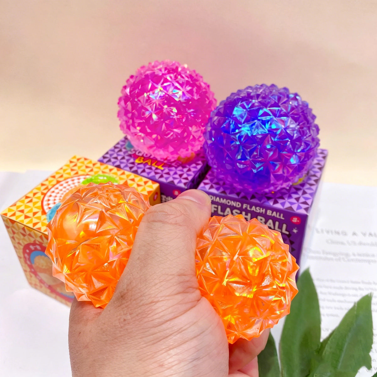 Squishy Diamond Fidget Toy for Stress Relief
