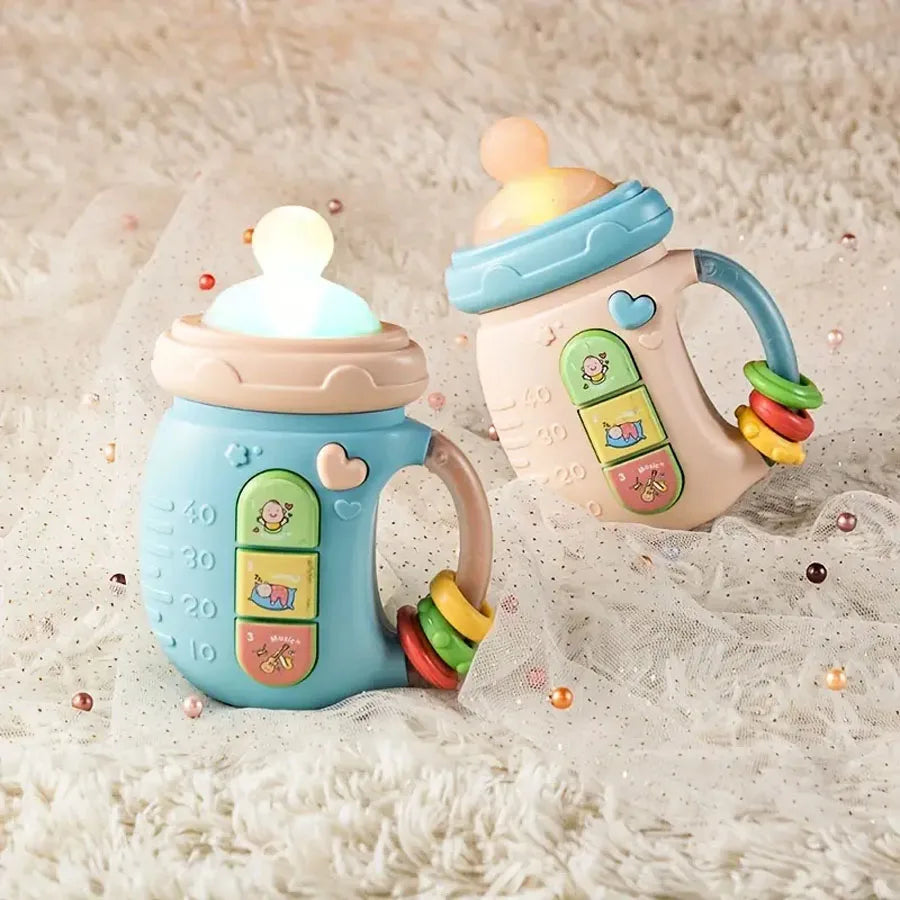 Baby Pacifier Rattle with Lights and Music